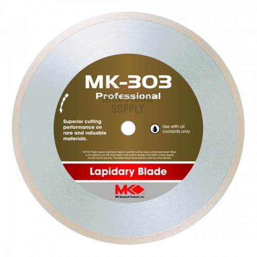 MK-303 153696 10 Inch x .040 Inch x 5/8 Inch Wet Cutting Diamond Lapidary Blade